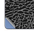 Elephant Print Black Galaxy Z Fold5 5G Skin